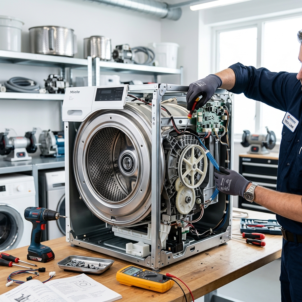 Washing Machine Repair Workspace